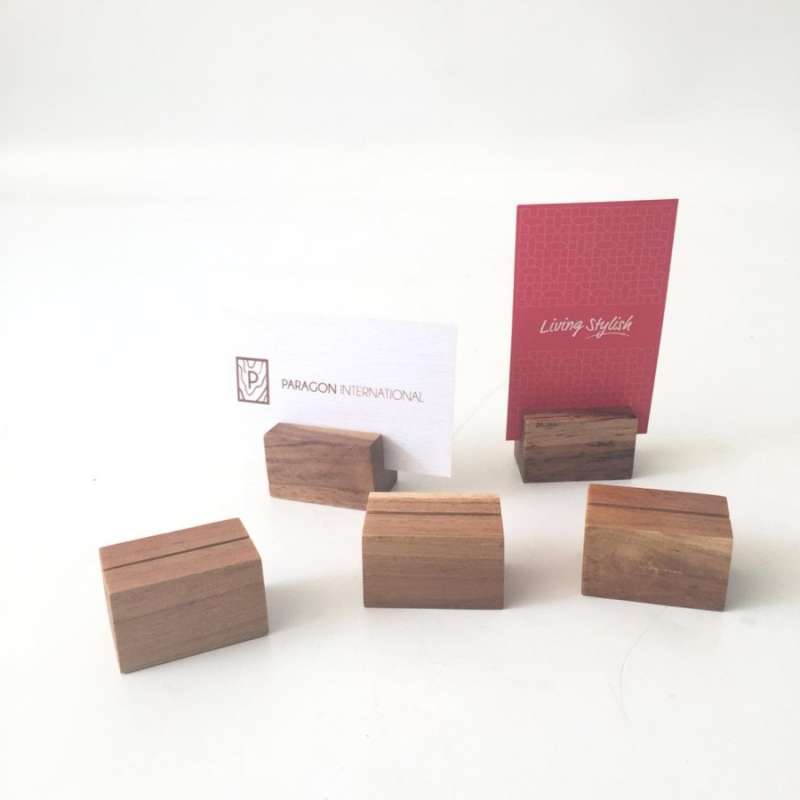 Name Tag/Food Tag display kayu jati