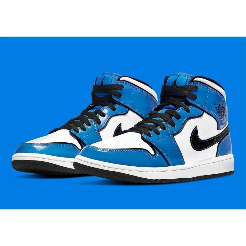 Promo AIR JORDAN 1 MID SE SIGNAL BLUE 