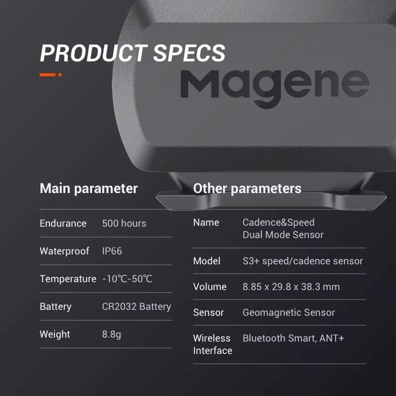 Promo Magene Gemini 210 Speed Cadence 