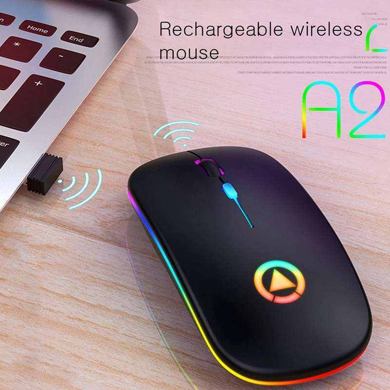 wosta wireless mouse bluetooth rechargeable mouse wireless computer mause led backlit ergonomic gaming mouse for laptop pc