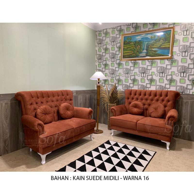 Jual Sofa Ruang Tamu Modesty 22 Seater Wing Chair di Seller