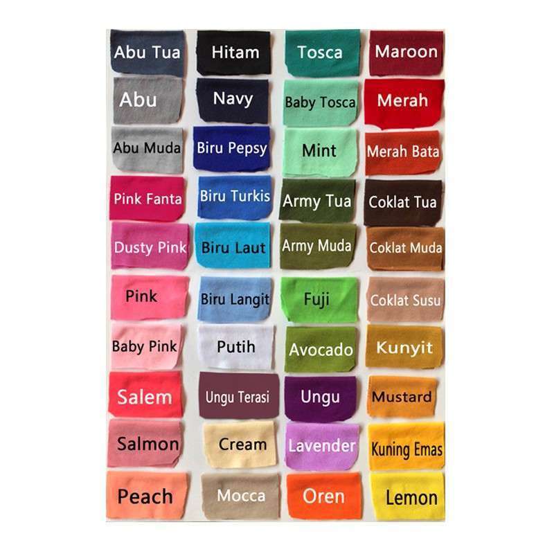 Jual 40 Pilihan Warna Jilbab Non Pet Tali Mazoya Hijab Kaos Khimar Maryam Kerudung Instan Bergo Grosir Murah Mei 2021 Blibli