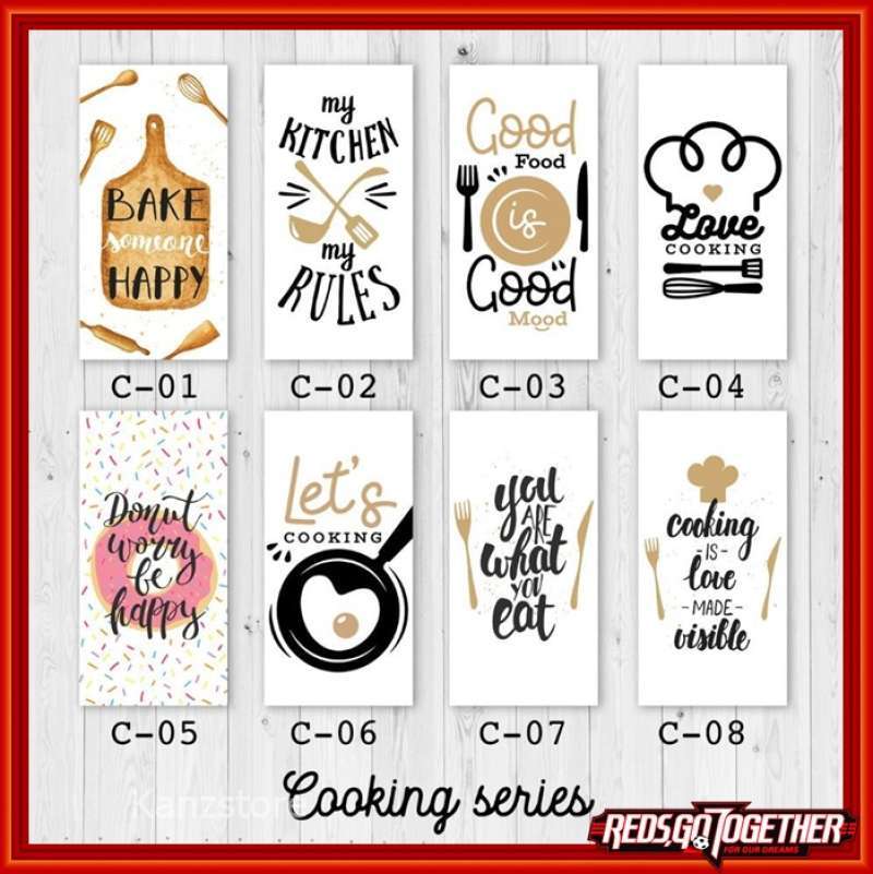 Jual Hiasan Dinding Dapur Bingkai Foto Gantung Minimalis Edisi Kitchen Dekorasi Dinding Poster Kayu Hiasan Dapur Ruang Makan Di Seller Kanzstore Kota Tangerang Banten Blibli