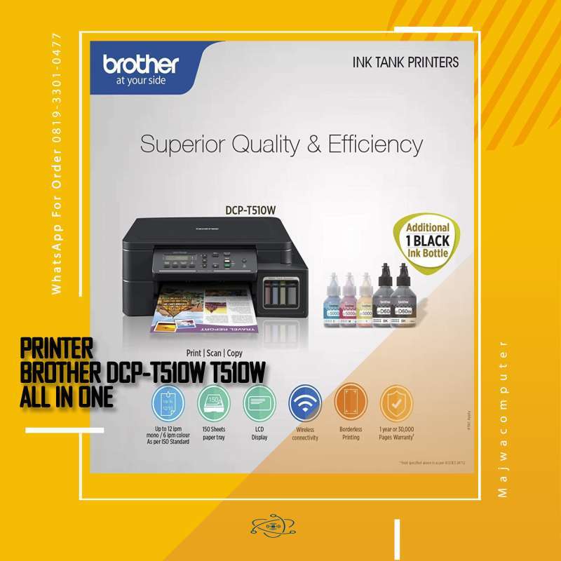 Jual Printer Brother Dcp T510w T510w All In One Online April 2021 Blibli This tool updates your brother machine firmware via the internet, by sending the firmware to your. printer brother dcp t510w t510w all in one