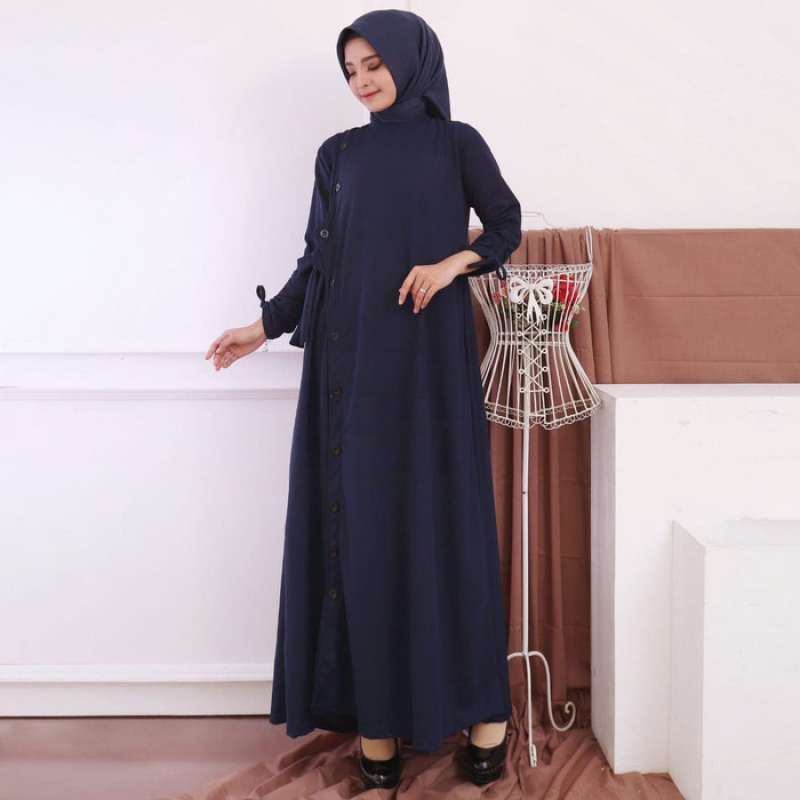 Jual Murah Baju Gamis Wanita Terbaru Gamis Remaja Gamis Bahan Wafer 8313 Navy Keren Online April 2021 Blibli Kini beragam model baju gamis terbaru banyak beredar dipasaran sehingga para muslimah bisa tampil syar'i dengan berbagai pilihan. murah baju gamis wanita terbaru gamis remaja gamis bahan wafer 8313 navy keren