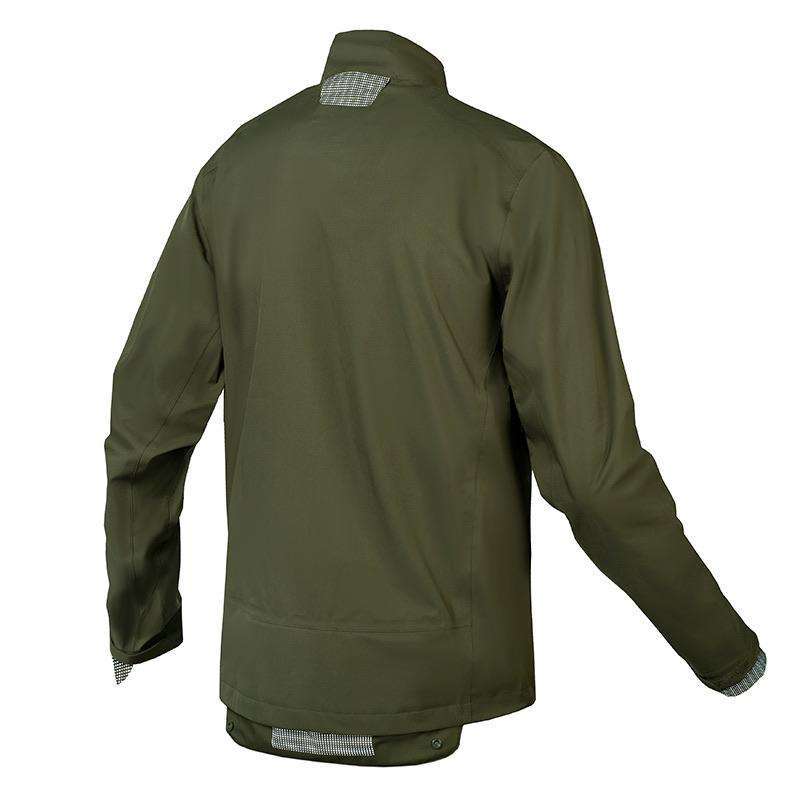 olive green waterproof jacket