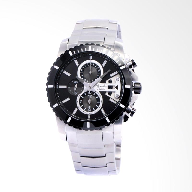 Alexandre Christie Jam tangan Pria 6455 - Hitam