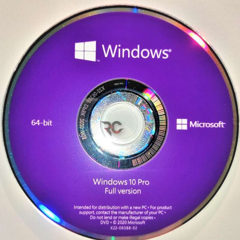 Jual Paket Windows 10 Professional with Label COA + DVD + ...