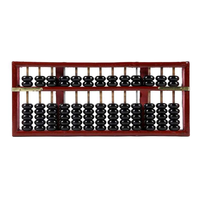 Promo Japanese Abacus Arithmetic Soroban School Math Learning Tool 13 Digit Rods Di Seller Homyl - China | Blibli