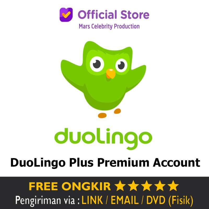 Promo Duolingo Plus Premium Lifetime Account - Belajar Bahasa Asing Duo  Lingo di Seller Mars Corporate - Kota Jakarta Timur, DKI Jakarta | Blibli