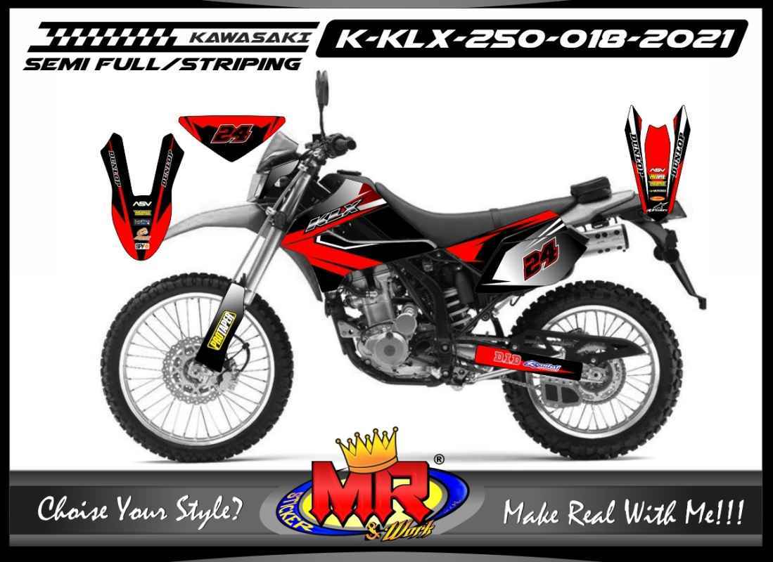 Klx 250 on sale modif supermoto