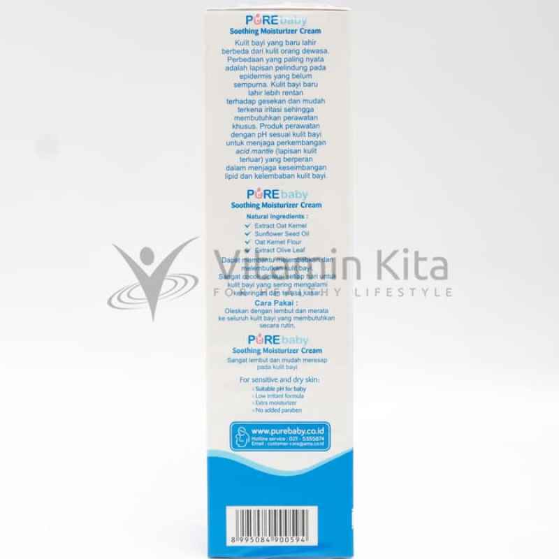 pure soothing moisturizer cream