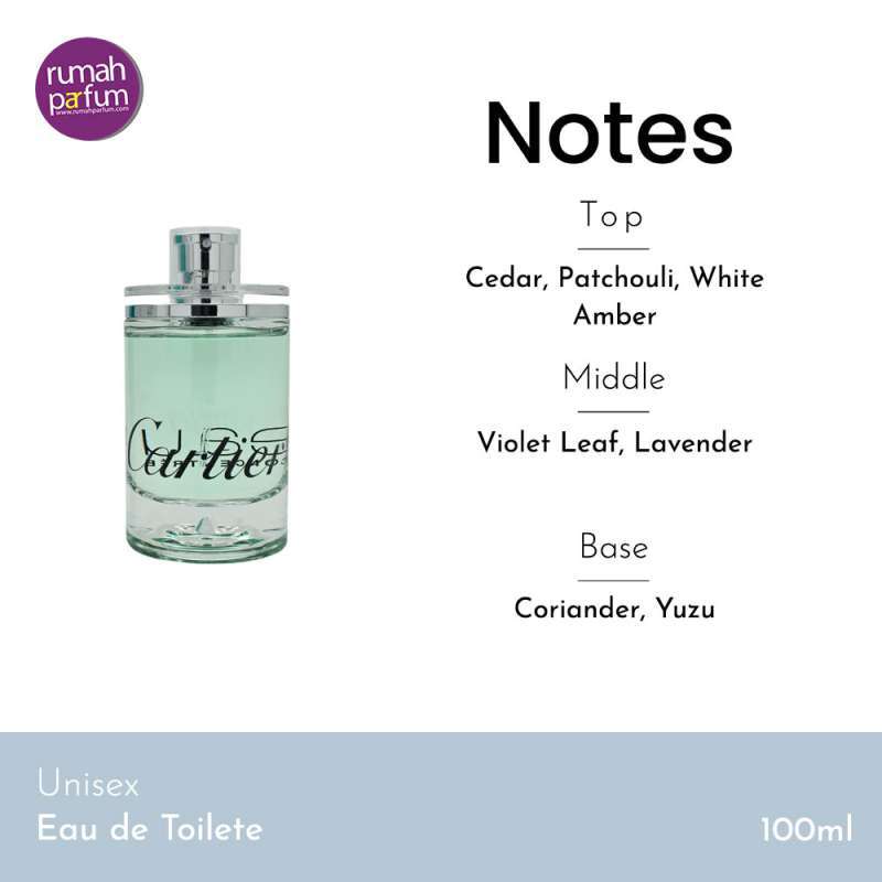Jual Cartier Eau de Cartier Concentree EDT Parfum Unisex [100 mL] di Seller  Rumah Parfum - Kota Jakarta Barat, DKI Jakarta | Blibli