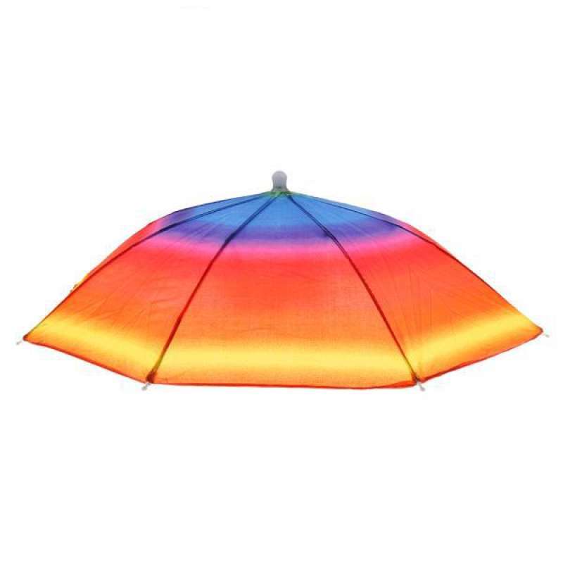 Promo Parasol Umbrella Hat Fishing 