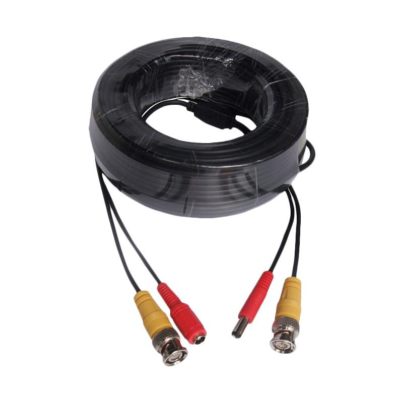 Jual Silicon Cctv Cable With Connector Bnc And Dc 30 M Online November 2020 Blibli