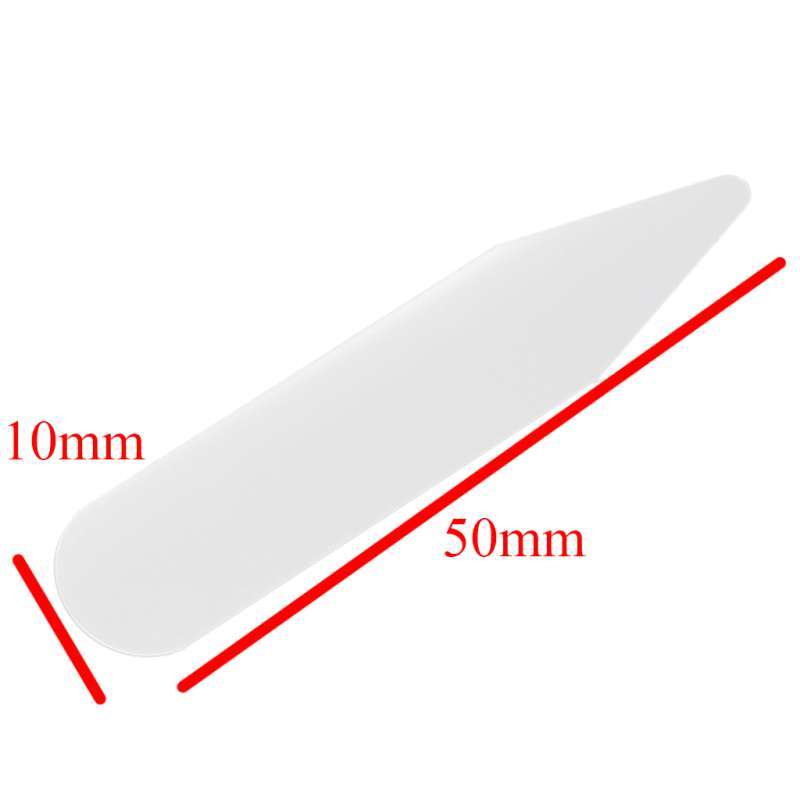 Promo 200pcs Plastic Collar Stays 