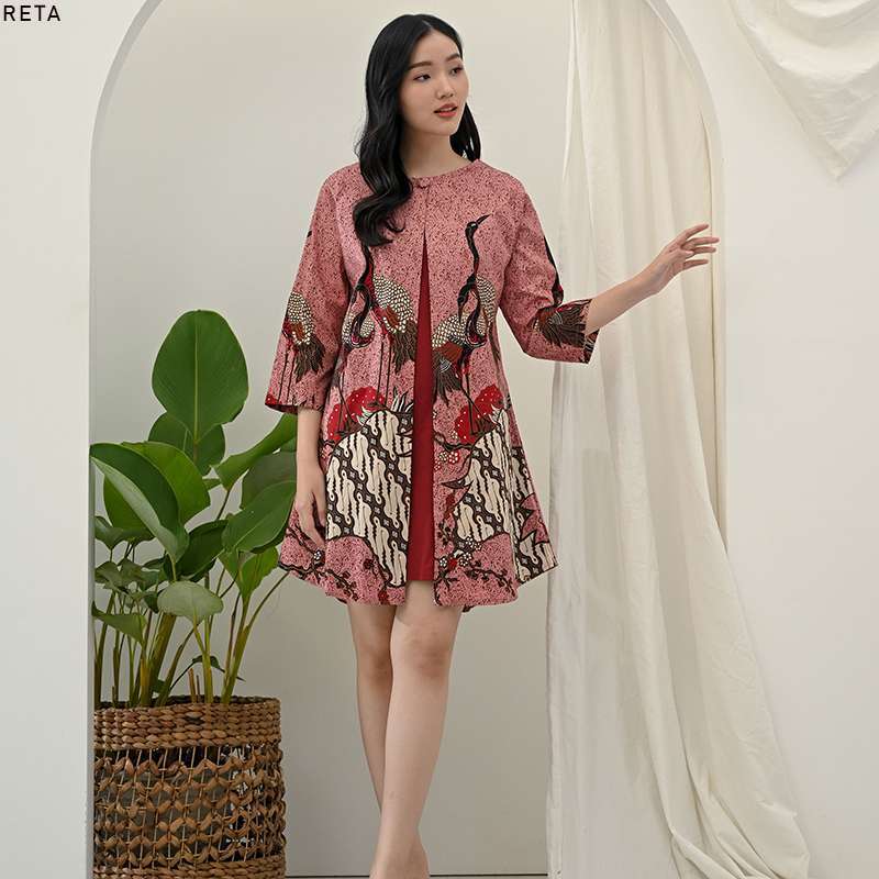 Jual Dress Batik Modern Jumbo Model Premium Original Terbaru Harga Murah Desember 2024