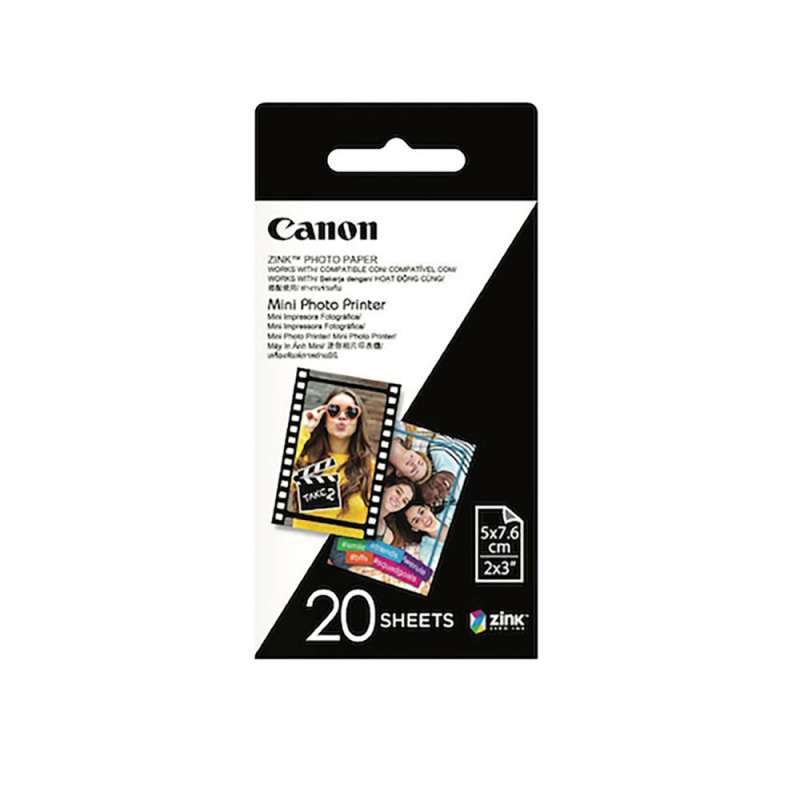 canon zink photo paper 20 sheet