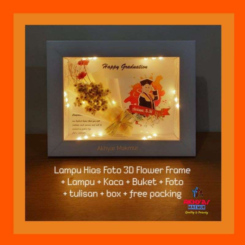 Am Lampu Hias Bingkai Foto Buket Bunga Kering Kado Hadiah Wisuda Perpisahan Pernikahan Ulang Tahun Terbaru Agustus 2021 Harga Murah Kualitas Terjamin Blibli