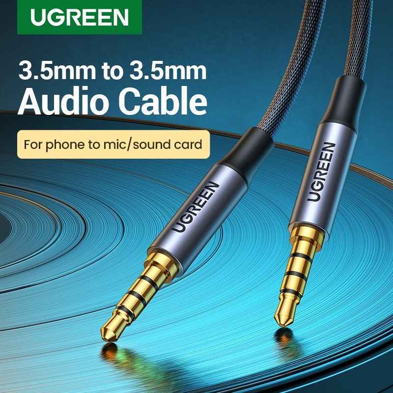 Promo Ugreen 3.5mm Male to Male 4 Pole 