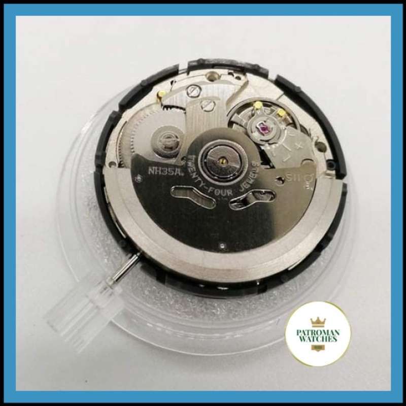 SEIKO TIME MODULE NH35 MOVEMENT 3 HANDS DATE 3 JARUM TANGGAL 3 MESIN JAM SEIKO NH35 NH 35 ORIGINAL