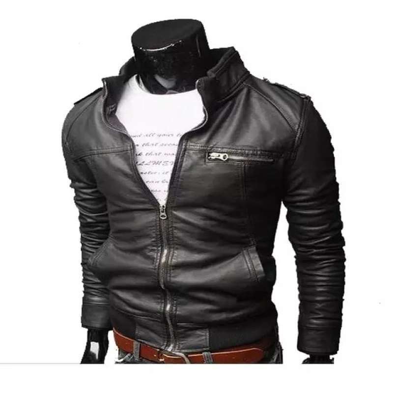 Promo Jaket Kulit Pria Motor Waterproof Dan Windproof Dhiie's