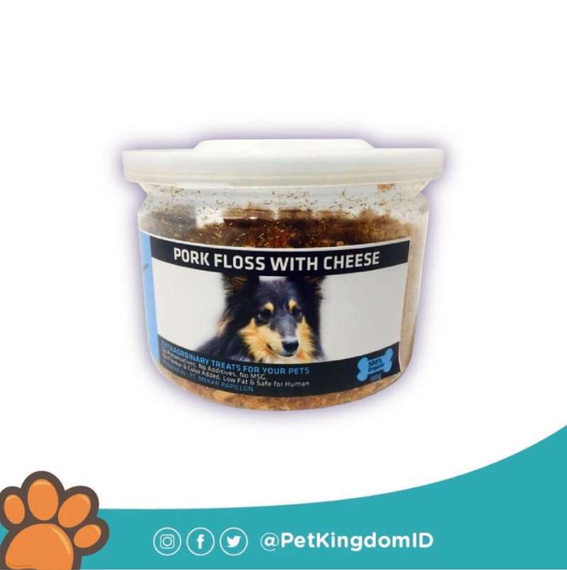 Jual SNACK ANJING FLOSS PORK+CHEESE 100GR di Seller Pet ...