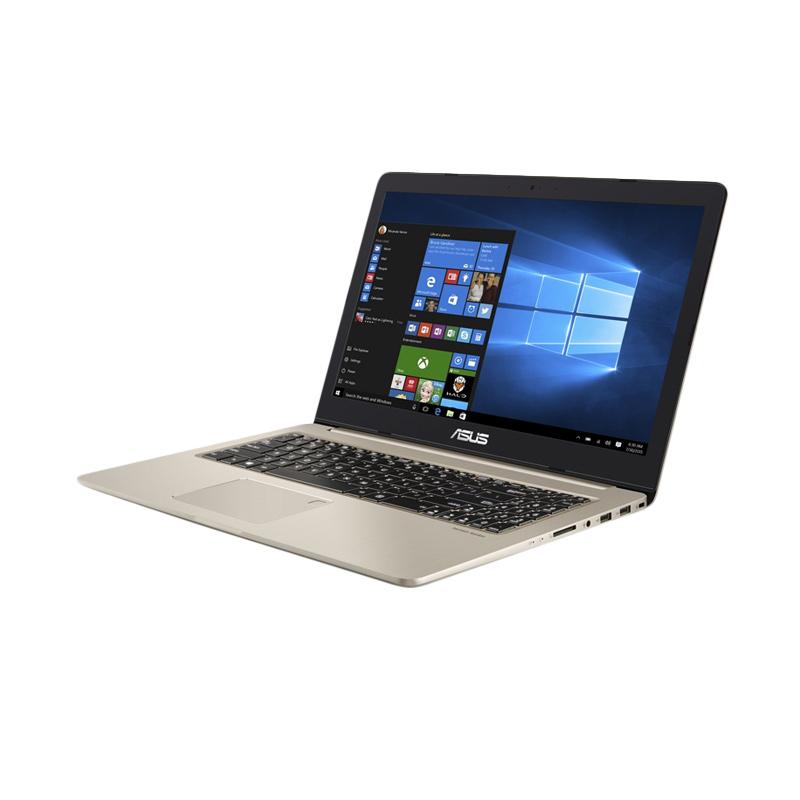 Asus Vivobook Pro N580VD-FY001 Notebook - Gold [Core i7-7700HQ/8GB DDR4/1TB+128GB SSD/GTX1050M 4GB/DOS/15.6 Inch FHD]