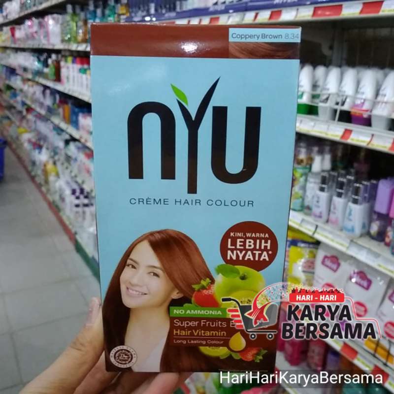 Jual Nyu Creme Hair Colour Coppery Brown 8 34 Pewarna Rambut 30ml Di Seller Hariharikaryabersama Kota Medan Sumatera Utara Blibli