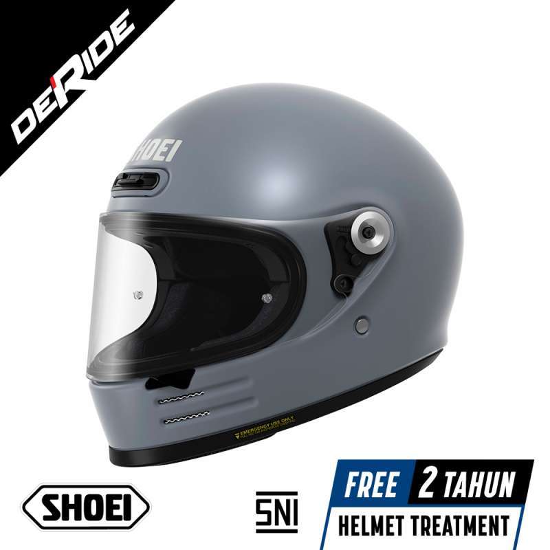 Jual Helm Shoei Glamster Basalt Grey Full Face Helm Classic Sni Di