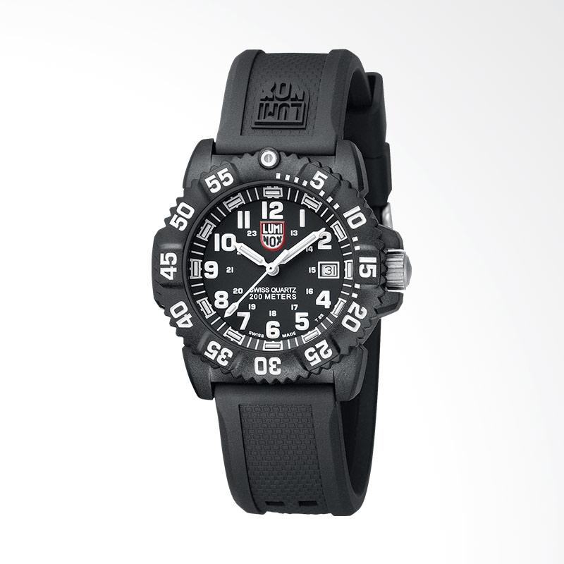 Luminox Navy Seal Colormark 7050 Series Jam Tangan Pria Black White 7051