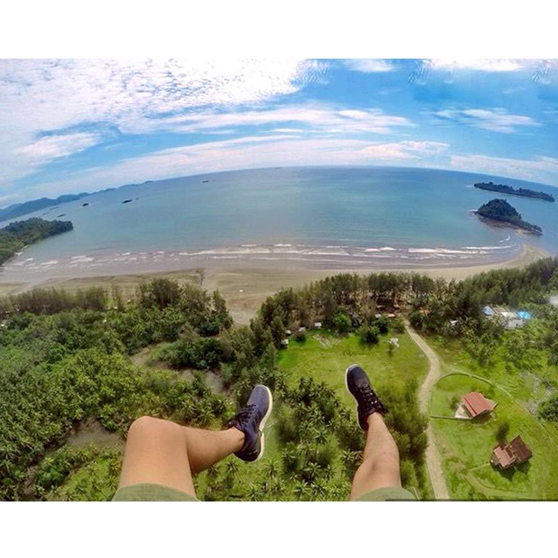 Malala Tours Paragliding Adventure Paralayang Di Pantai Air Manis Padang Sumatra Barat Tanpa Kamera