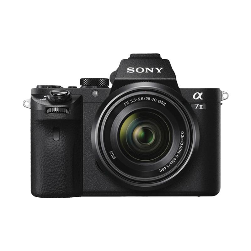 Sony Alpha A7II Kit 28-70mm + SEL50F18F + HVL-F60M Kamera Mirrorless