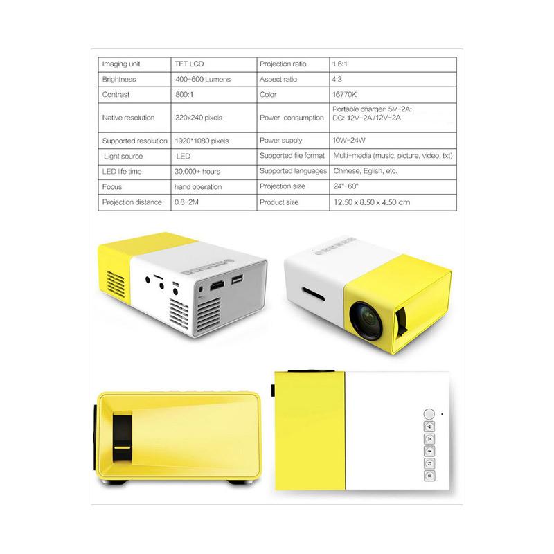 Promo Super Mini Portable LED Projector 