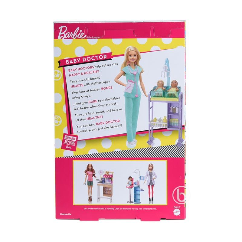 Jual Barbie Career Playset Baby Doctor Mainan Anak Light Skin Online September 2020 Blibli Com