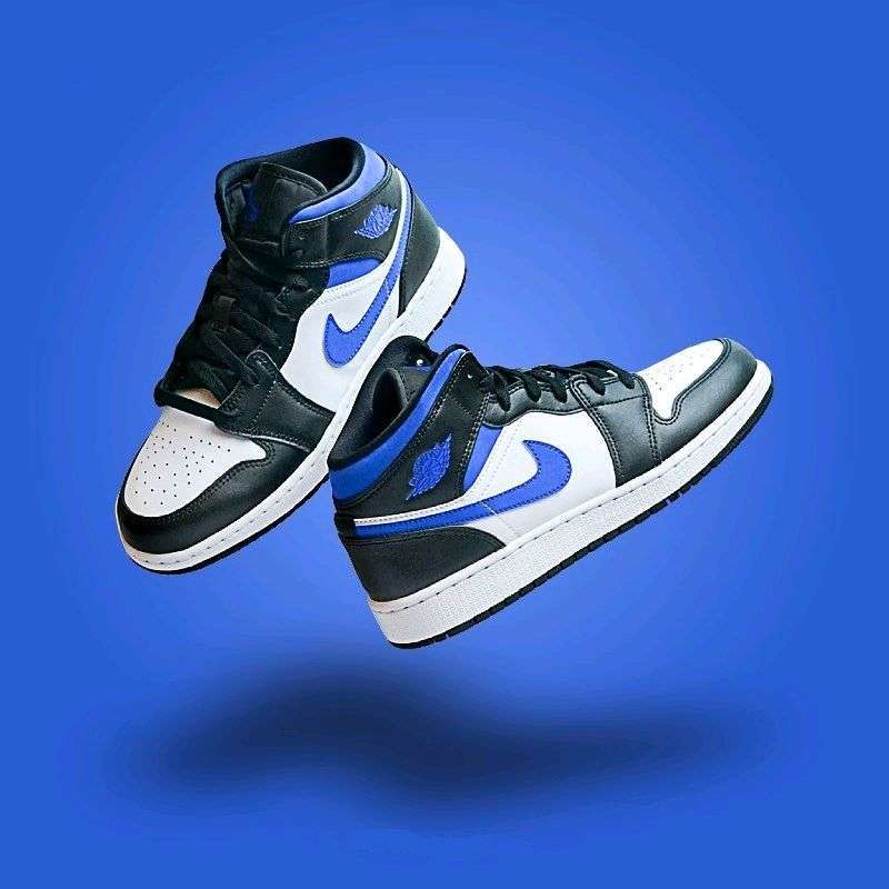 Nike Air Jordan 1 Mid GS Game Royal 