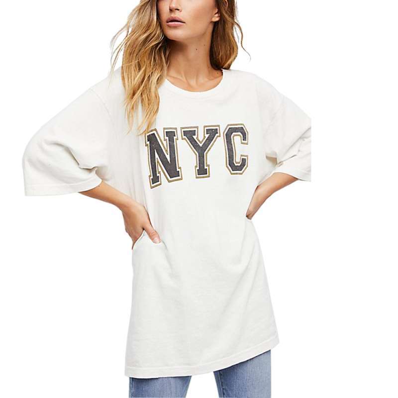 Tunics Tee Shirt Dresses Clothes Female 