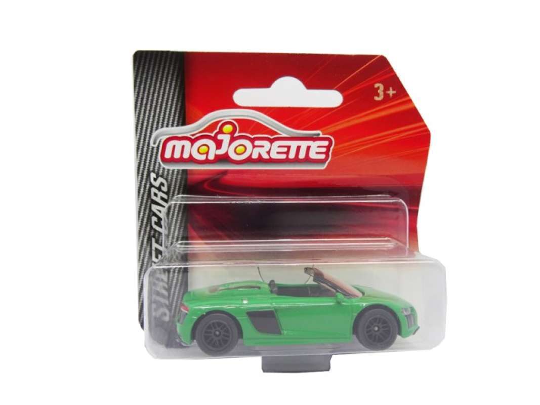 Voiture Miniature Majorette 1/58 - Audi R8 Spyder Cabriolet Noire, Occasion Pour Collection