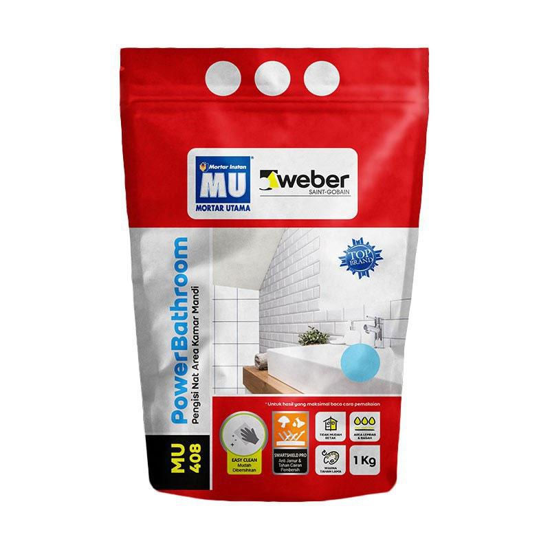 Jual Mortar Utama Weber Mu 408 Power Bathroom Pengisi Nat Keramik 1 Kg Kat Warna A Online Oktober 2020 Blibli Com