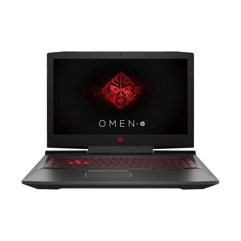 hp omen 15 ce501tx laptop black i7 7700hq turbo boost to 3 8ghz 16gb 1tb ssd 256gb gtx1050ti 4gb 15 6fhd w10 garansi resmi 2 tahun