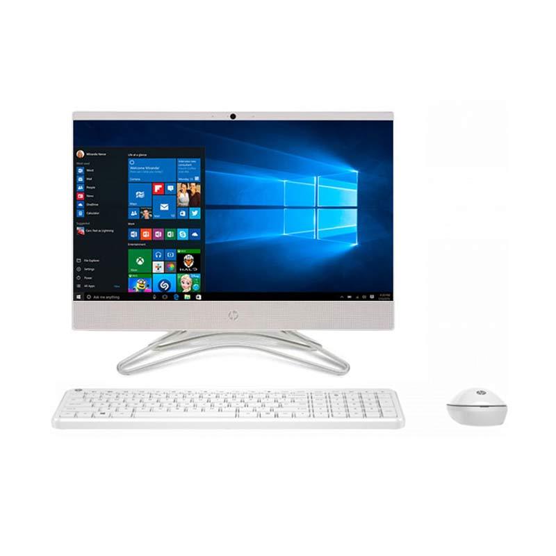 Jual Desktop All In One Hp 22 C0033d White I3 8130u 4 Gb 1 Tb Dvd Rw Graphics 620 21 5 Win 10 Murah Agustus 2020 Blibli Com