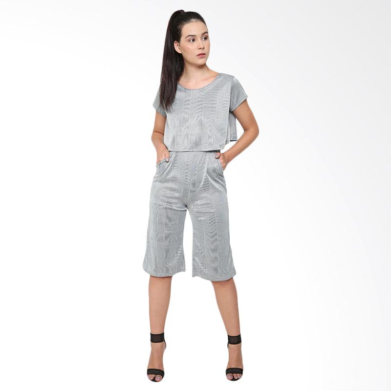warehouse chiffon sleeve jumpsuit