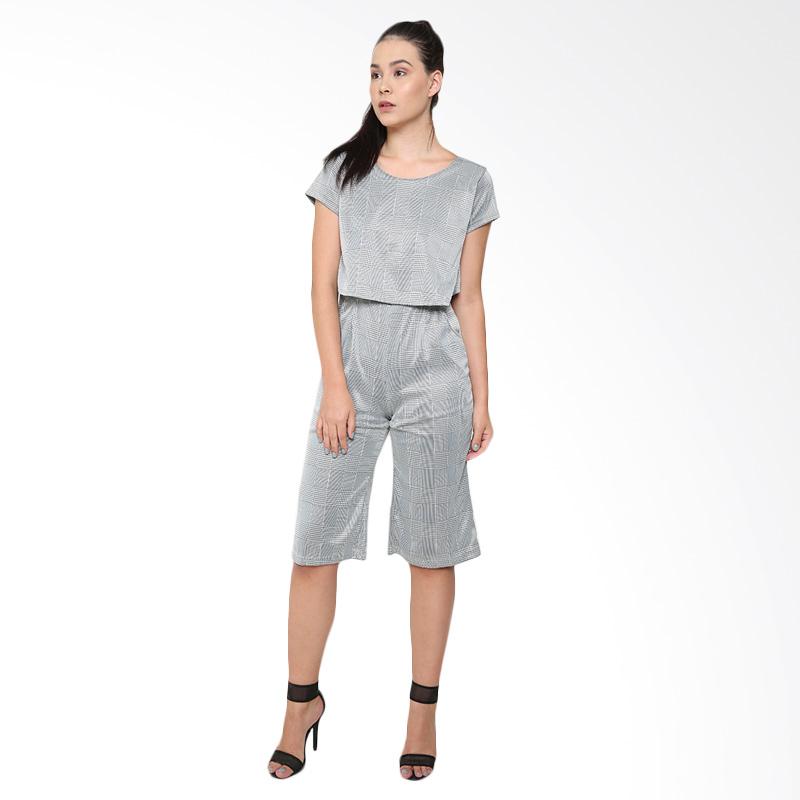 warehouse chiffon sleeve jumpsuit
