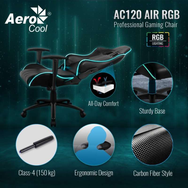 Jual Aerocool Ac120 Ac 120 Air Rgb Gaming Chair Di Seller Good