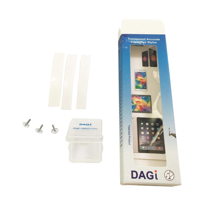 3pcs Transparent small Tip for DAGi Capacitive Stylus Pen P702 P505 P801 P604