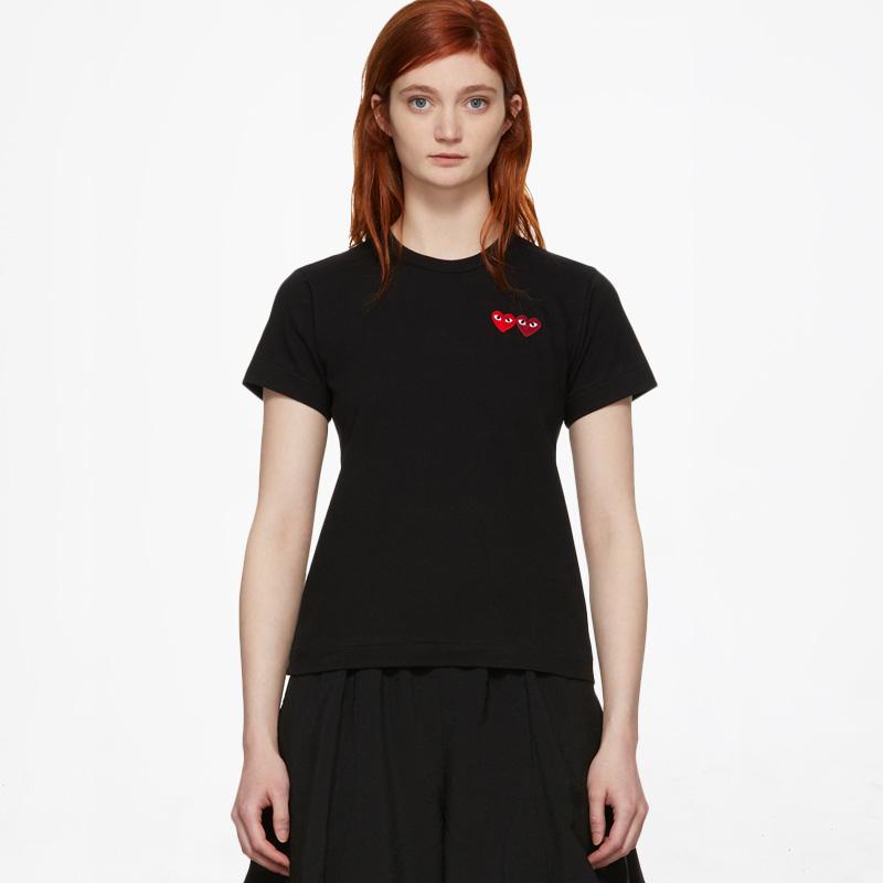 comme des garcons t shirt black