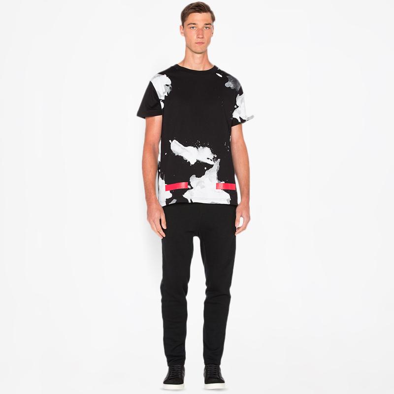off white liquid spots tee