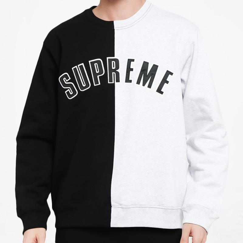 supreme black crew neck