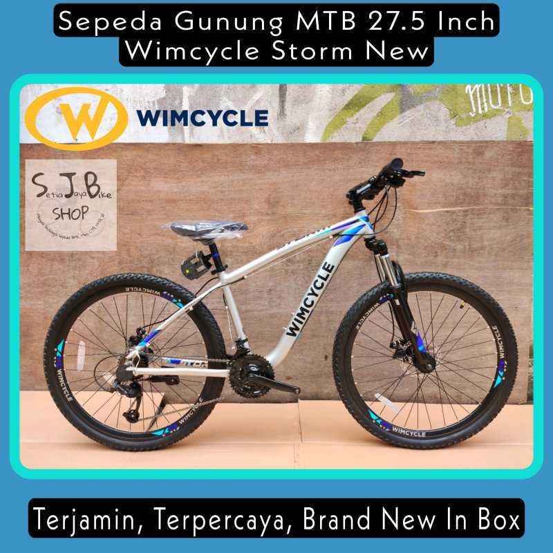 Jual Sepeda Gunung Mtb Inch Wimcycle Storm New Alloy 3x8