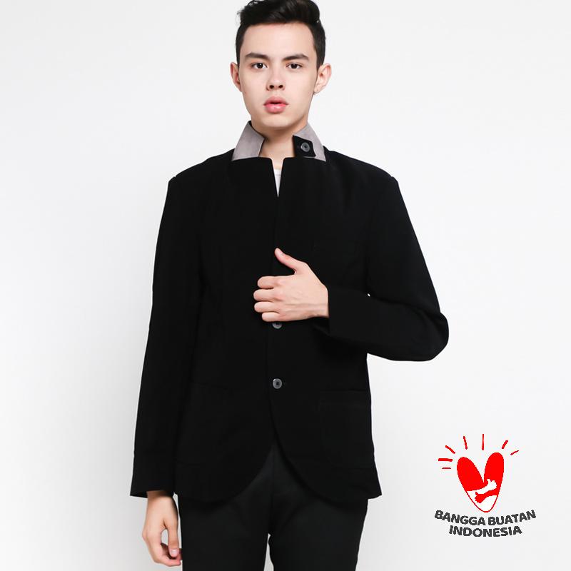 black blazer without collar